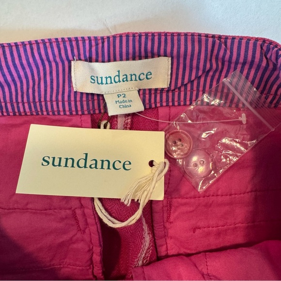 Sundance Oaklee Easy Linen Pants NWT in Fuchsia Pink 2 Petite - Picture 10 of 11